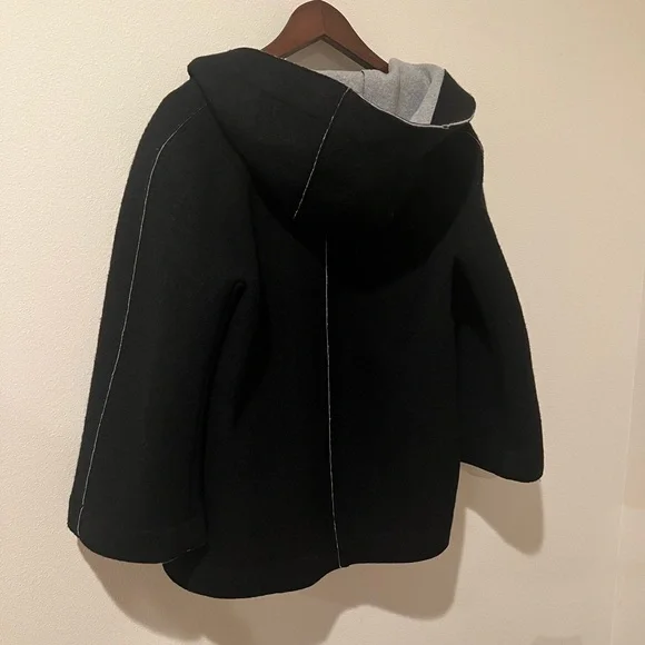 Cinzia Rocca Icons Short Wool-Blend Trench Coat, size 8 - Picture 3 of 5